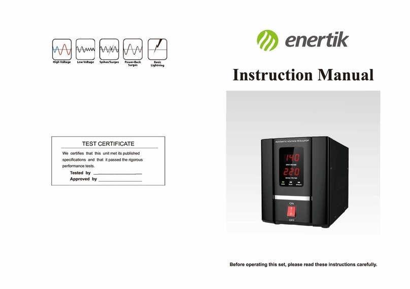enertik ETS-S00VA instruction manual