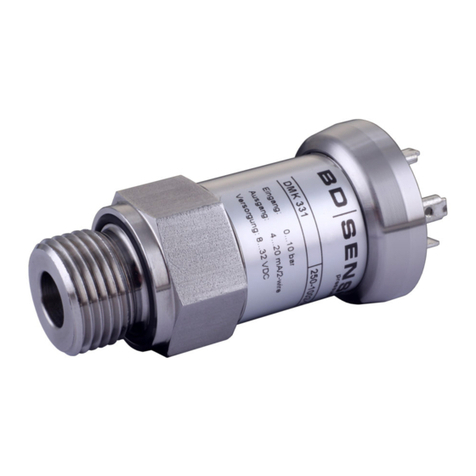 BD Sensors DMK 331 operating manual