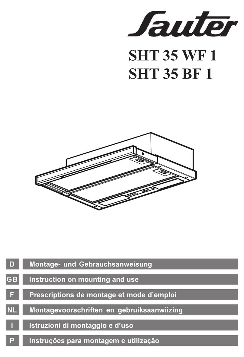 sauter SHT 35 WF 1 Instruction on mounting and use
