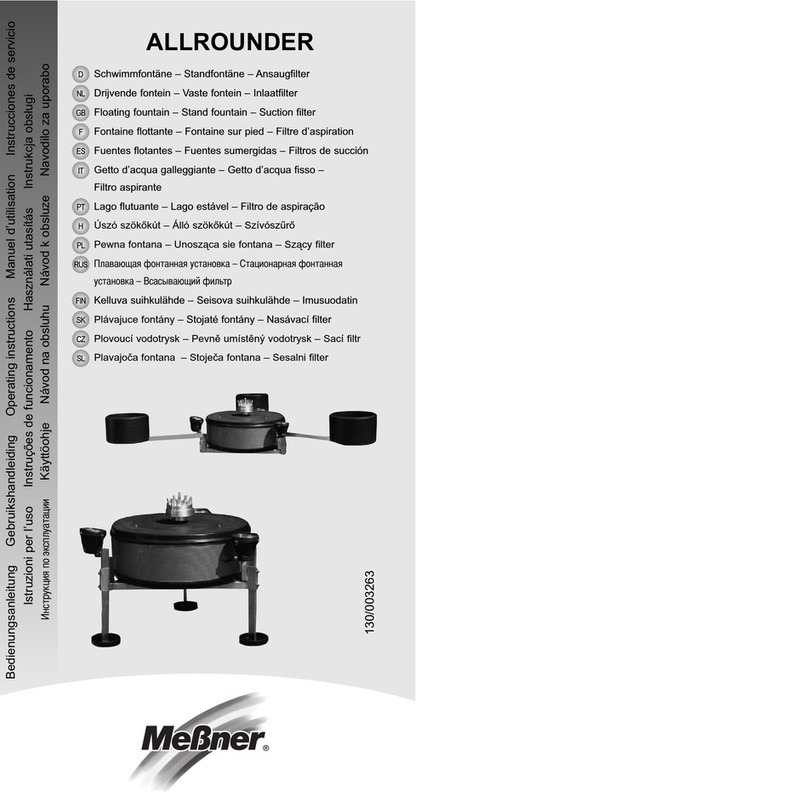 Meßner ALLROUNDER operating instructions