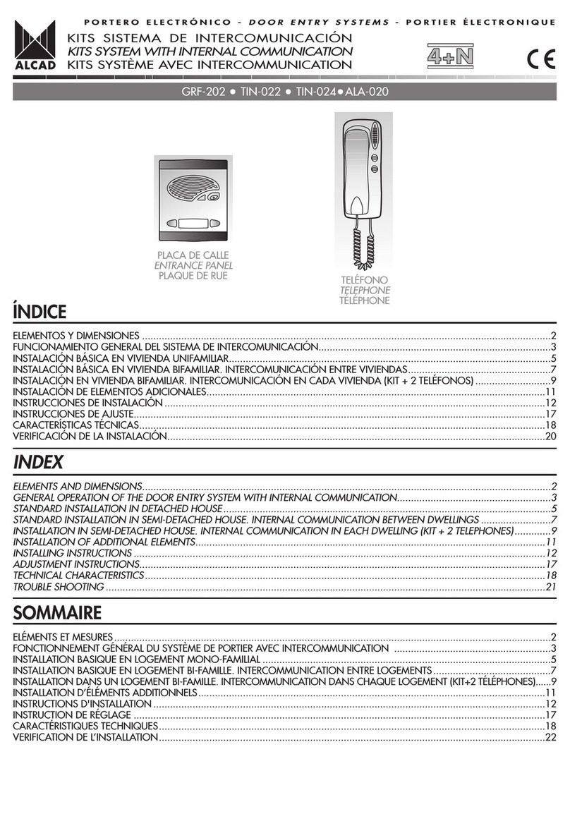 Alcad GRF-202 User manual