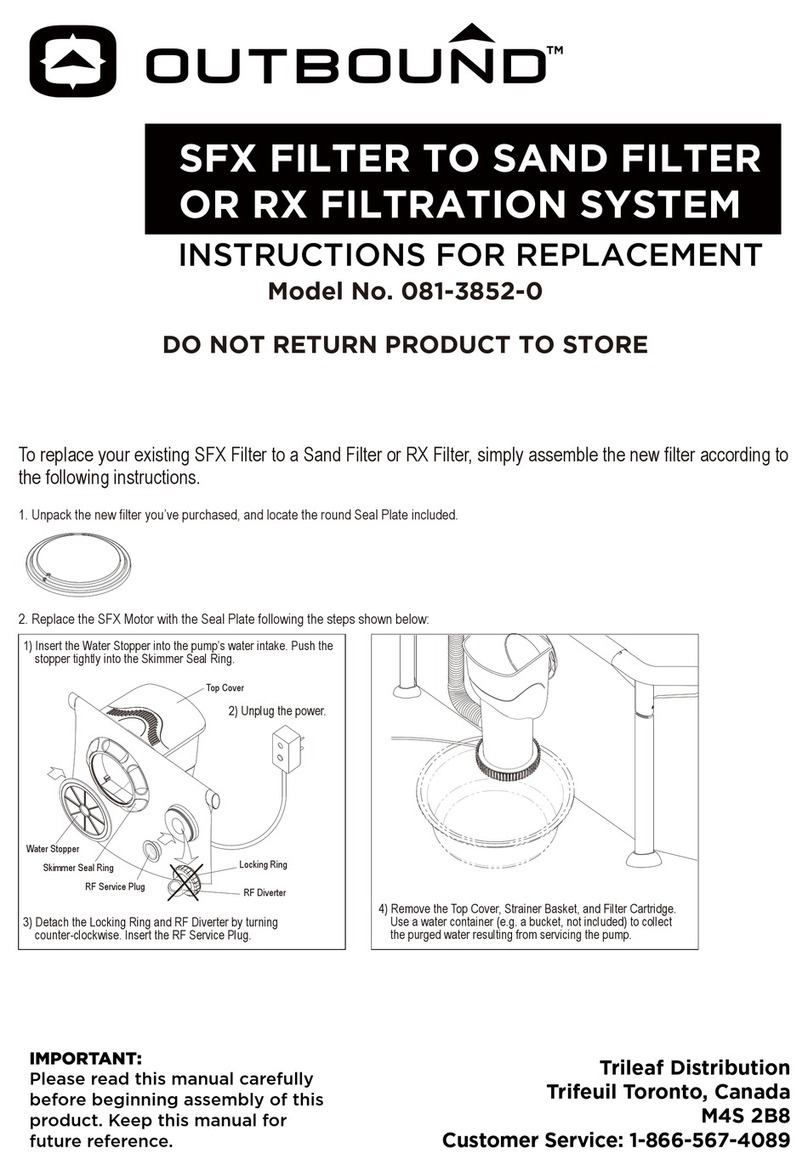 Outbound 081-3852-0 Installation Instructions for Replacement Outbound 081-3852-0 Installation Instructions for Replacement