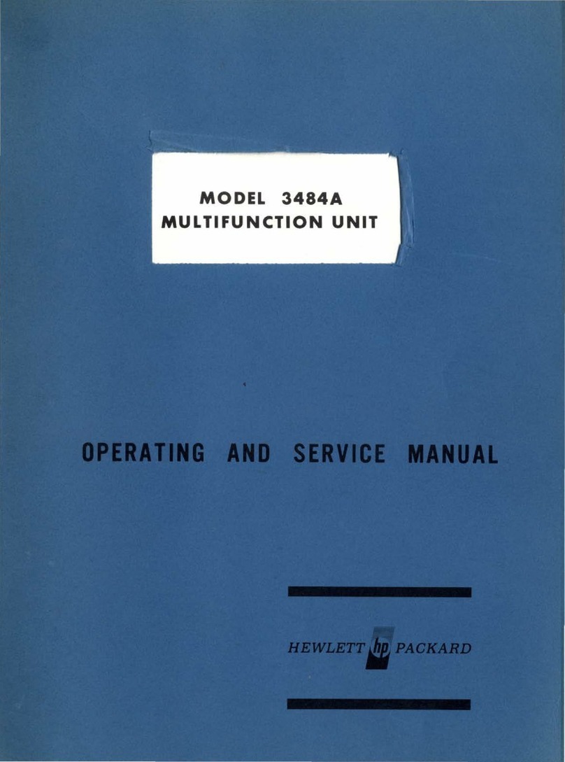 HP 3484A Service manual