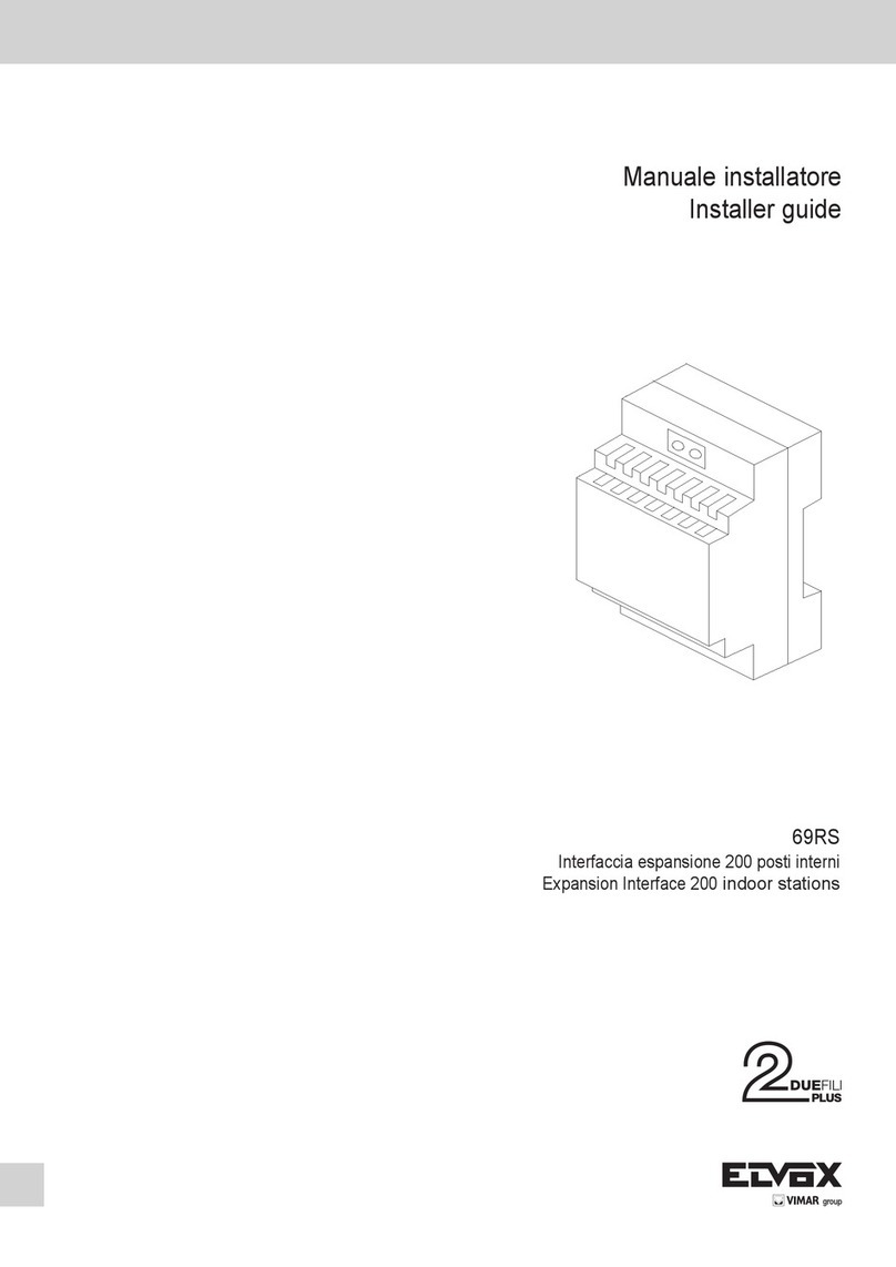 Vimar elvox 69RS Assembly instructions