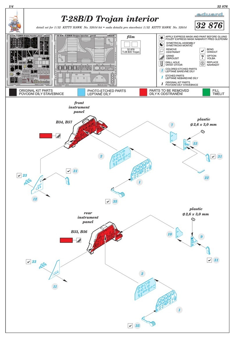 Eduard 32 876 manual