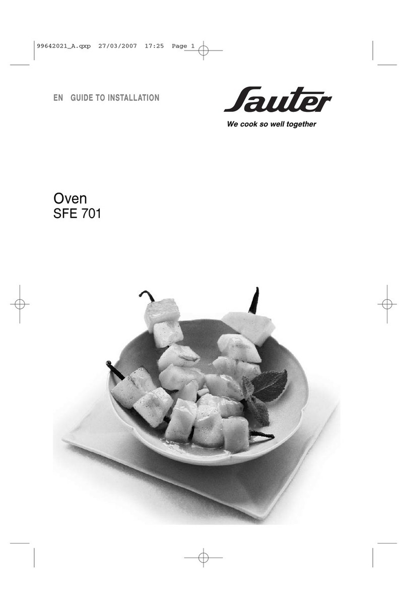 sauter SFE 701 Instruction Manual