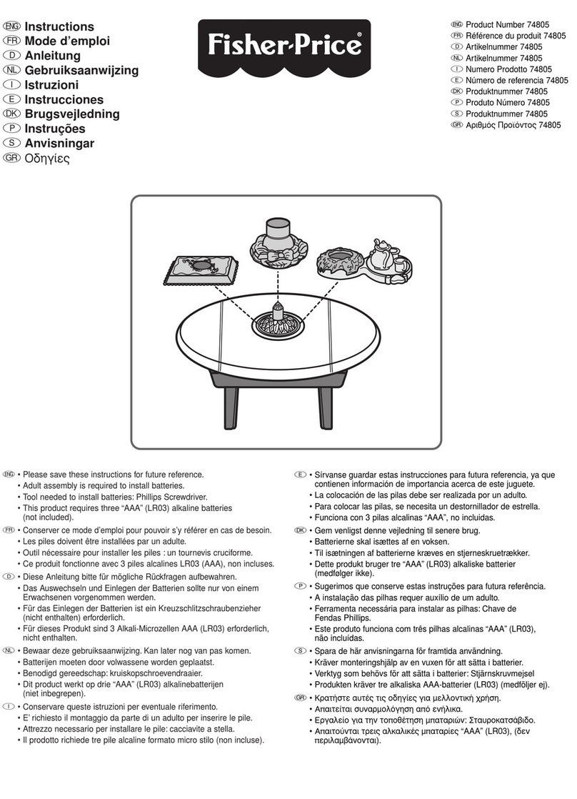 Fisher-Price 74805 instructions