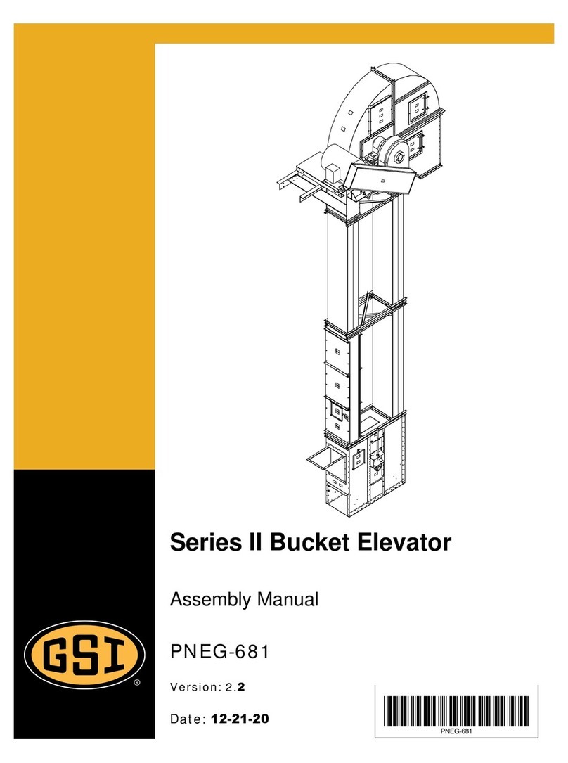 GSi Bucket Elevator II Series User manual