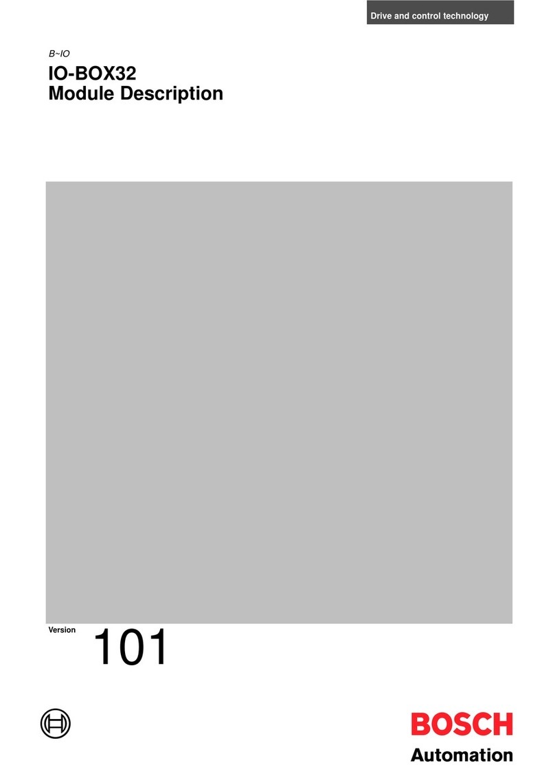 Bosch IO-BOX32 User manual