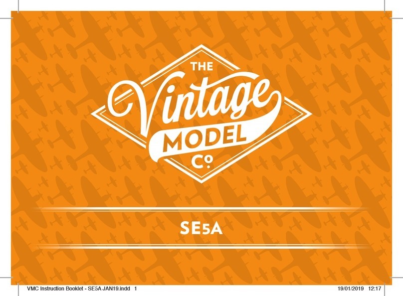 Vintage Model Co SE5A Instruction booklet
