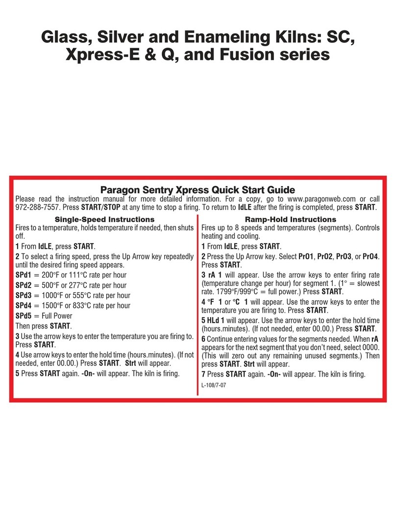Paragon Sentry Xpress SC Series quick start guide