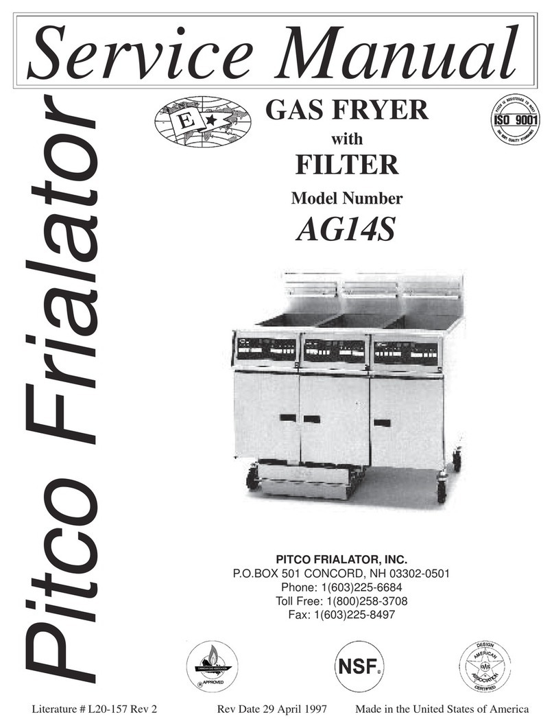 Pitco AG14S Service manual