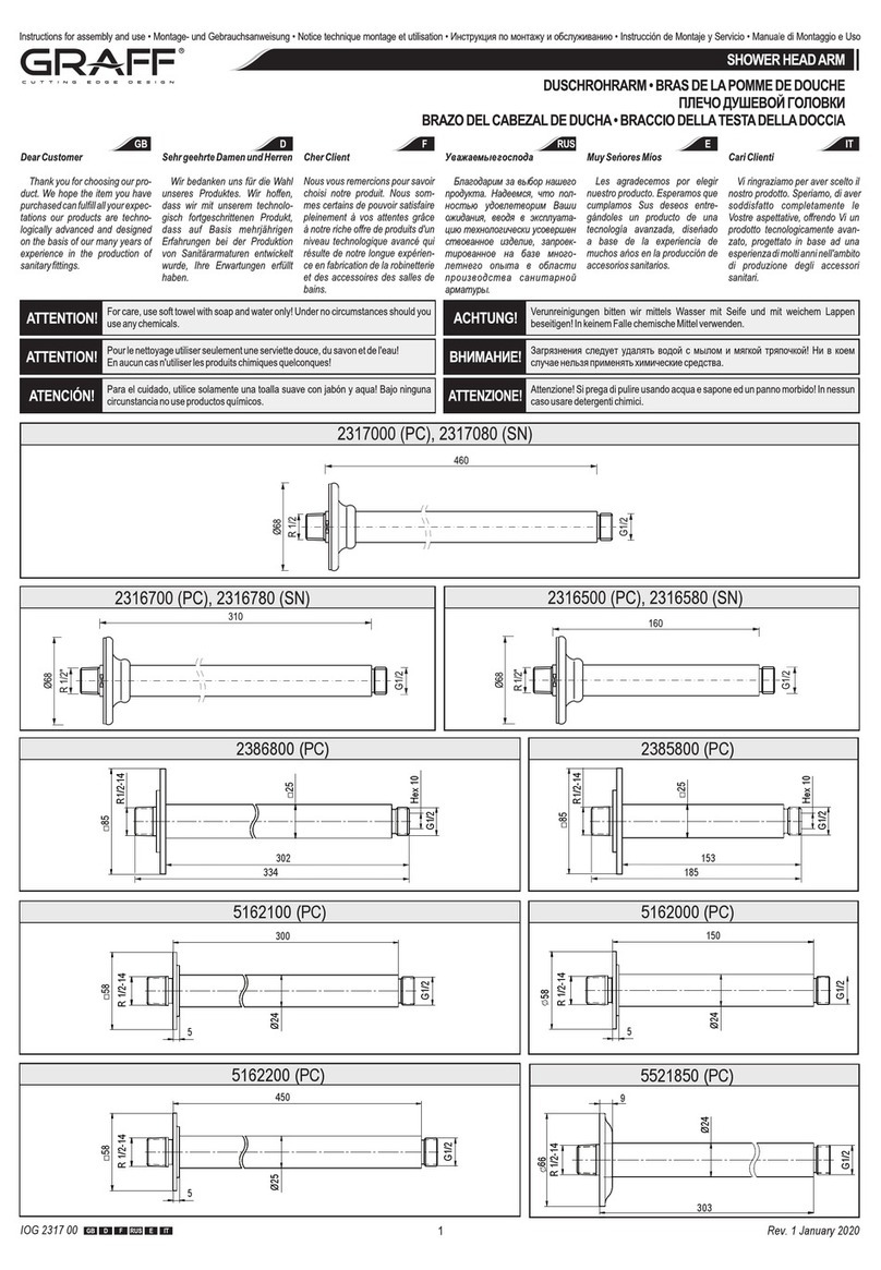 Graff E-8527 Operator's manual