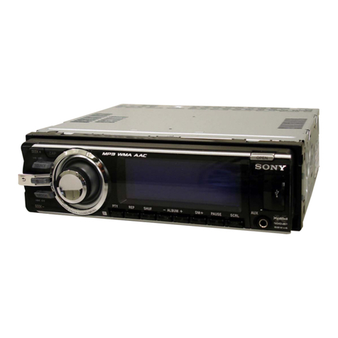 Sony CDX-GT730UI - Fm/am Compact Disc Player User manual