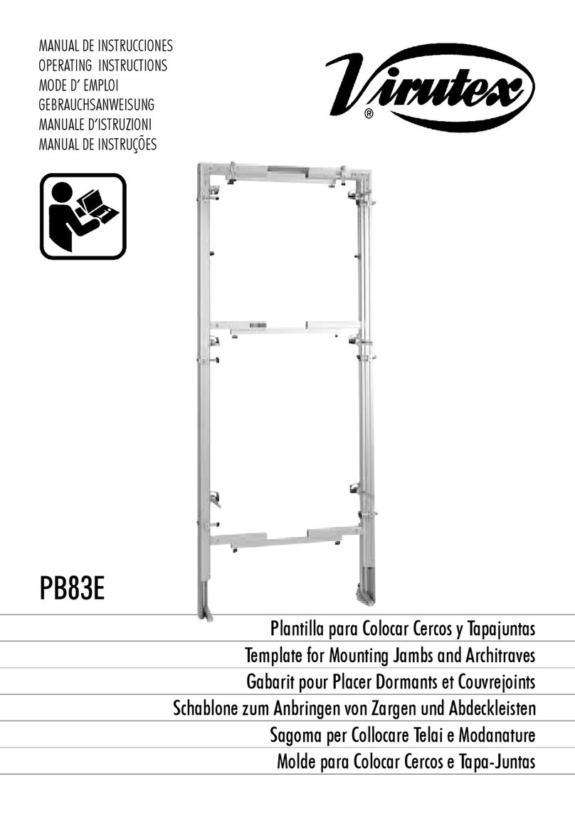 Virutex PB83E operating instructions