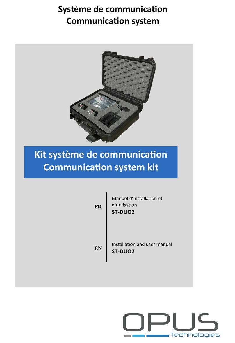Opus Technologies ST-DUO2 Installation and user manual Opus Technologies ST-DUO2 Installation and user manual