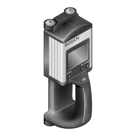 Bosch PROFESSIONAL wallSCANNER D-TECT 100 concrete User manual