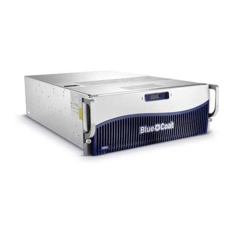 Blue Coat ProxySG 9000 User manual
