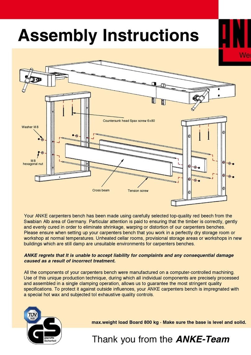 ANKE 160 Assembly instructions