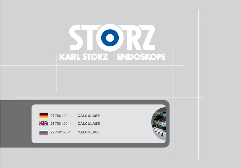 Storz CALCULASE instruction manual