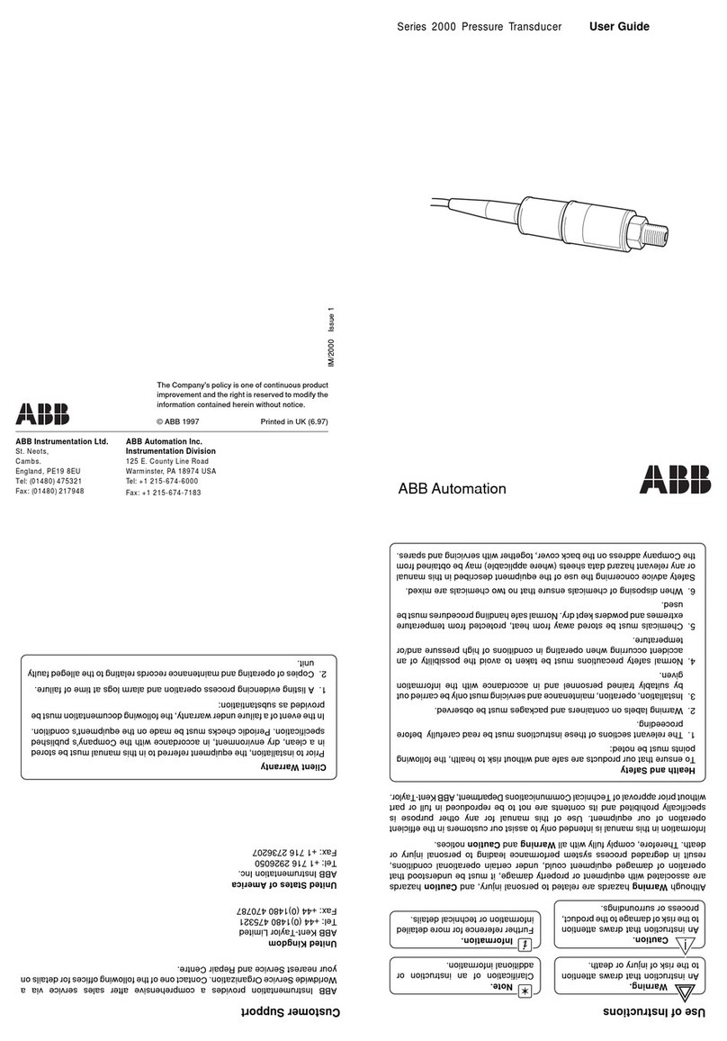 ABB 2000 Series user guide