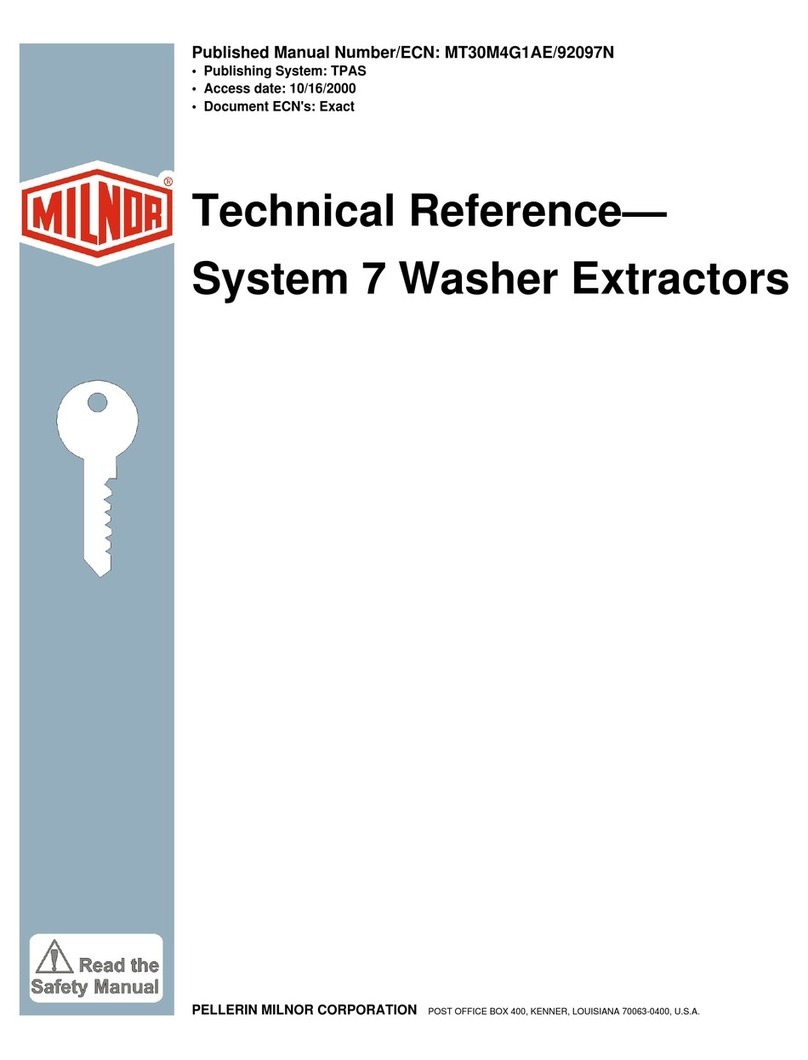 Milnor System 7 User manual