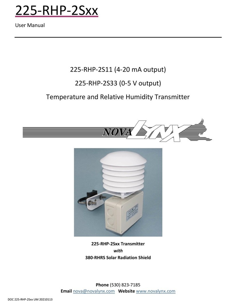 Novalynx 225-RHP-2S Series user manual