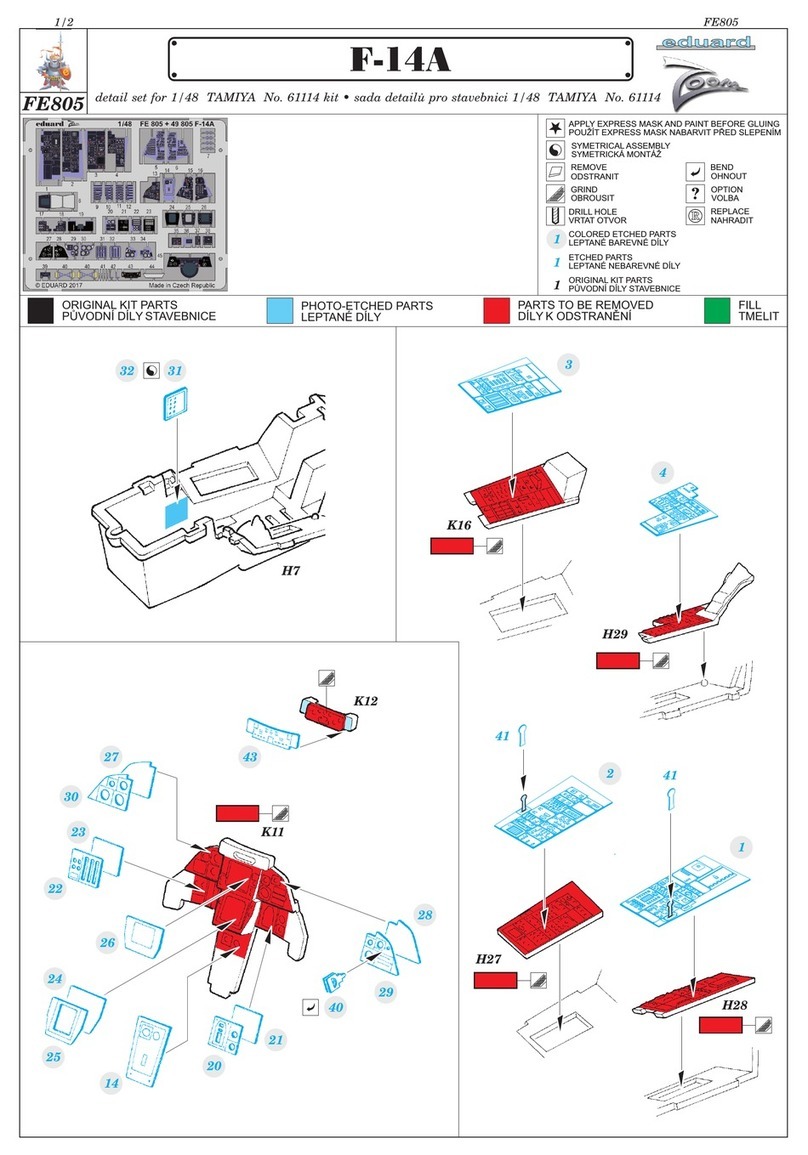 Eduard ZOOM FE805 quick start guide