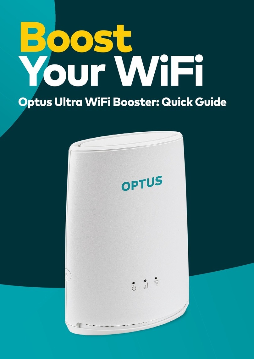 Optus Ultra WiFi Booster quick guide