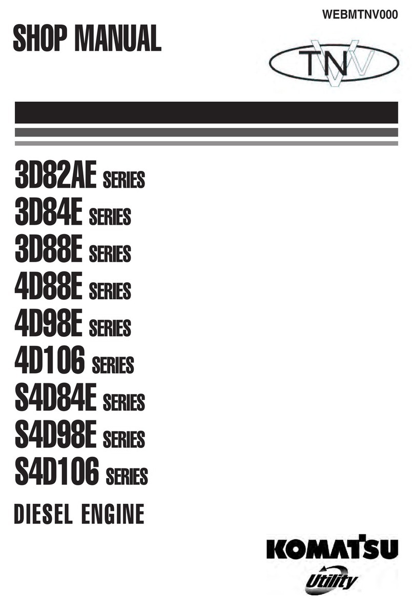 Komatsu Utility 3D82AE Series Shop Manual
