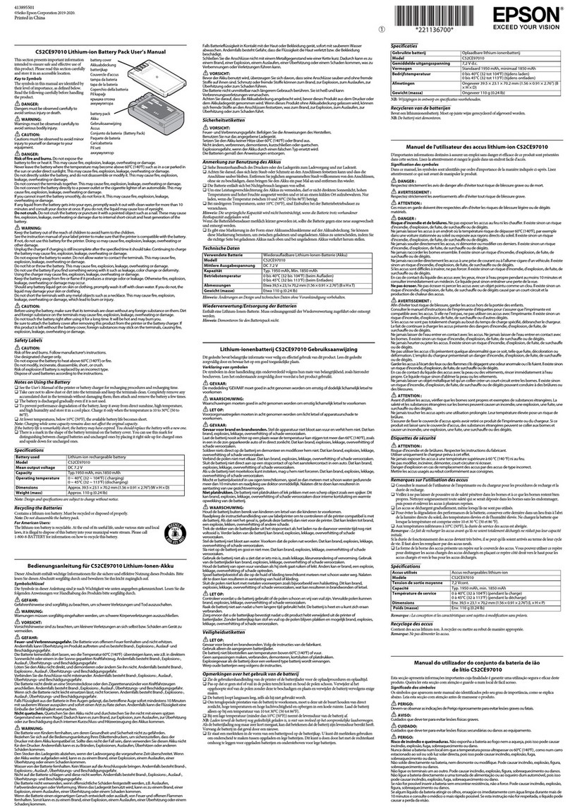 Epson C52CE97010 user manual