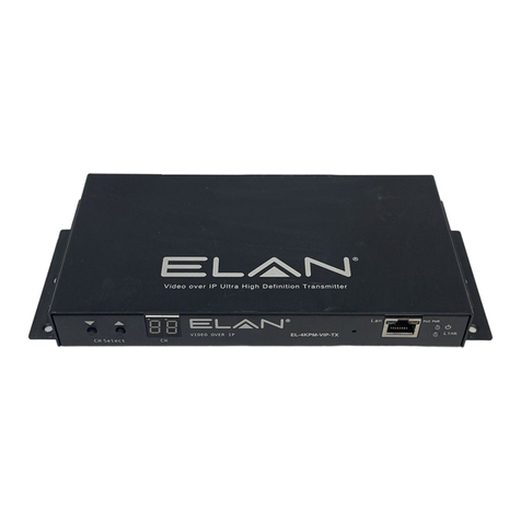Elan Video Over IP user manual
