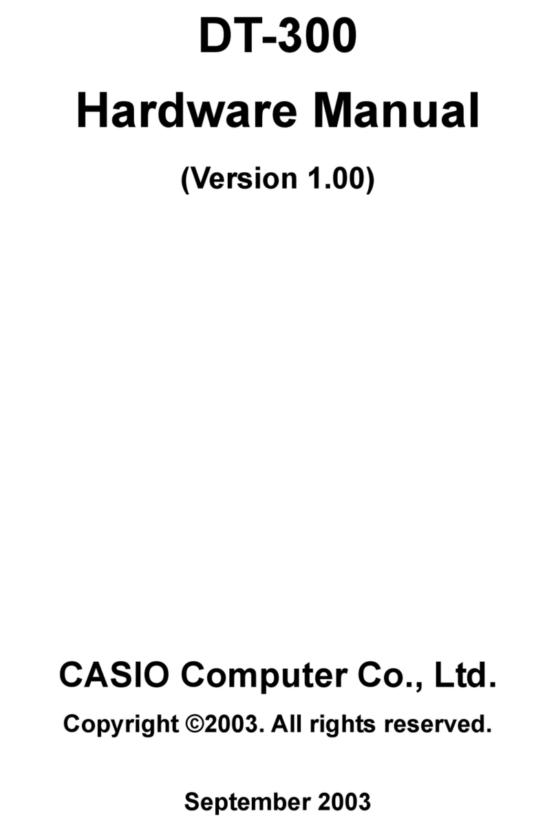 Casio DT-300 User manual