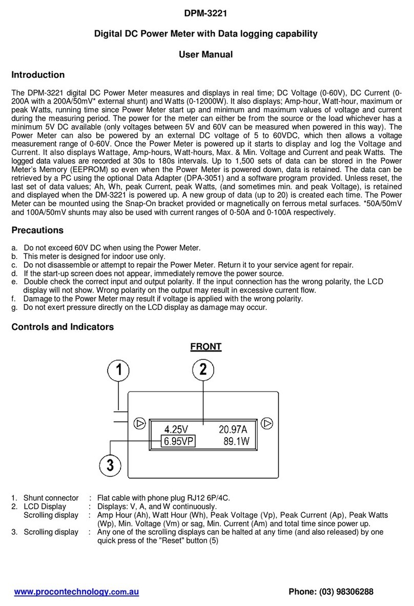 TPG DPM-3221 user manual