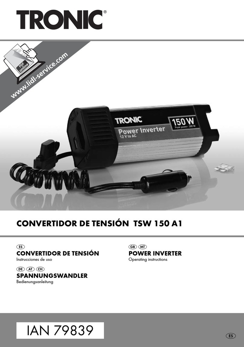 Tronic TSW 150 A1 User manual
