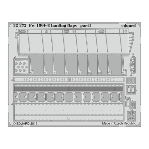 Eduard Fw 190F-8 landing flaps User manual