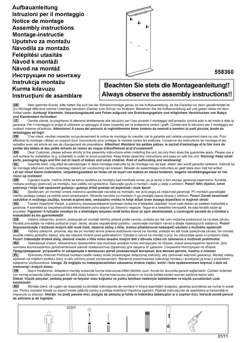 Wilhelm Schildmeyer 558360 Assembly instructions Wilhelm Schildmeyer 558360 Assembly instructions