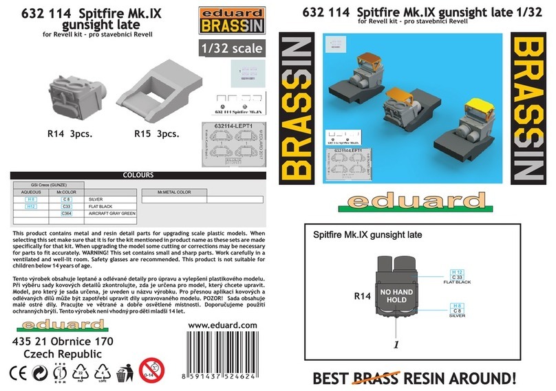 Eduard BRASSIN Spitfire Mk.IX gunsight late 1/32 manual
