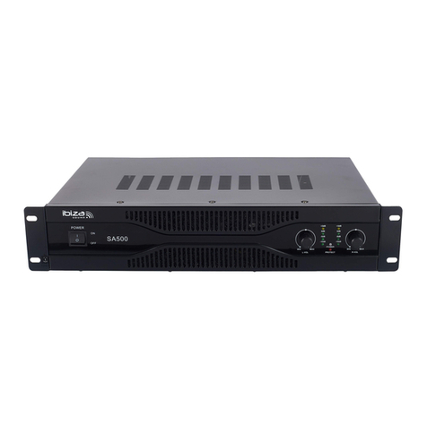 Ibiza sound SA500 User manual