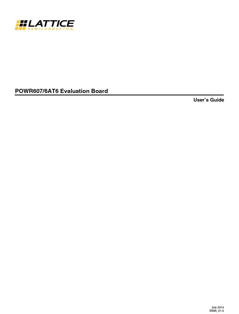 Lattice Semiconductor POWR607 User manual