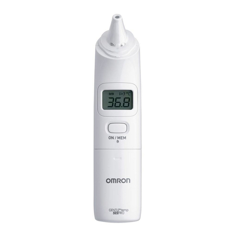 Omron Gentle Temp 522 PRO User manual Omron Gentle Temp 522 PRO User manual