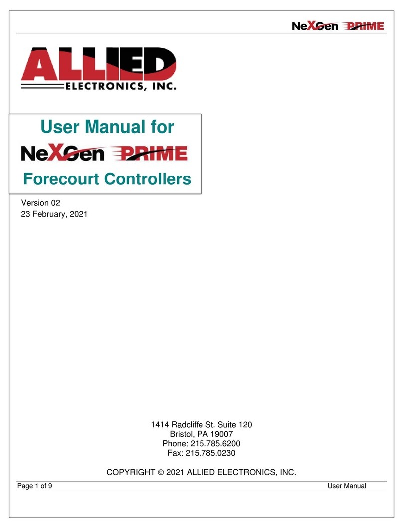 ALLIED ELECTRONICS NeXGen Prime User manual