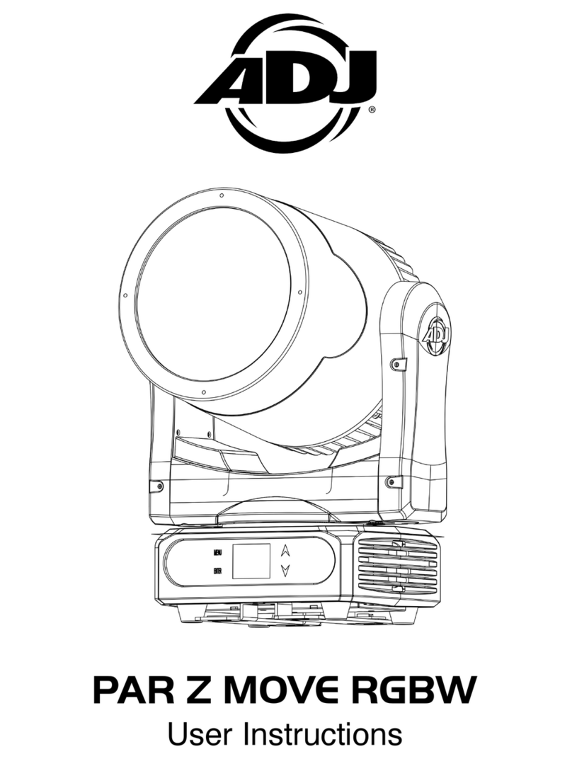 ADJ Par Z Move RGBW User manual