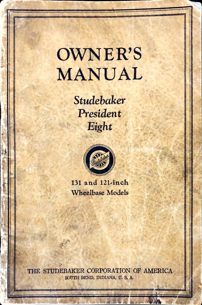 Studebaker President Eight owner's manual