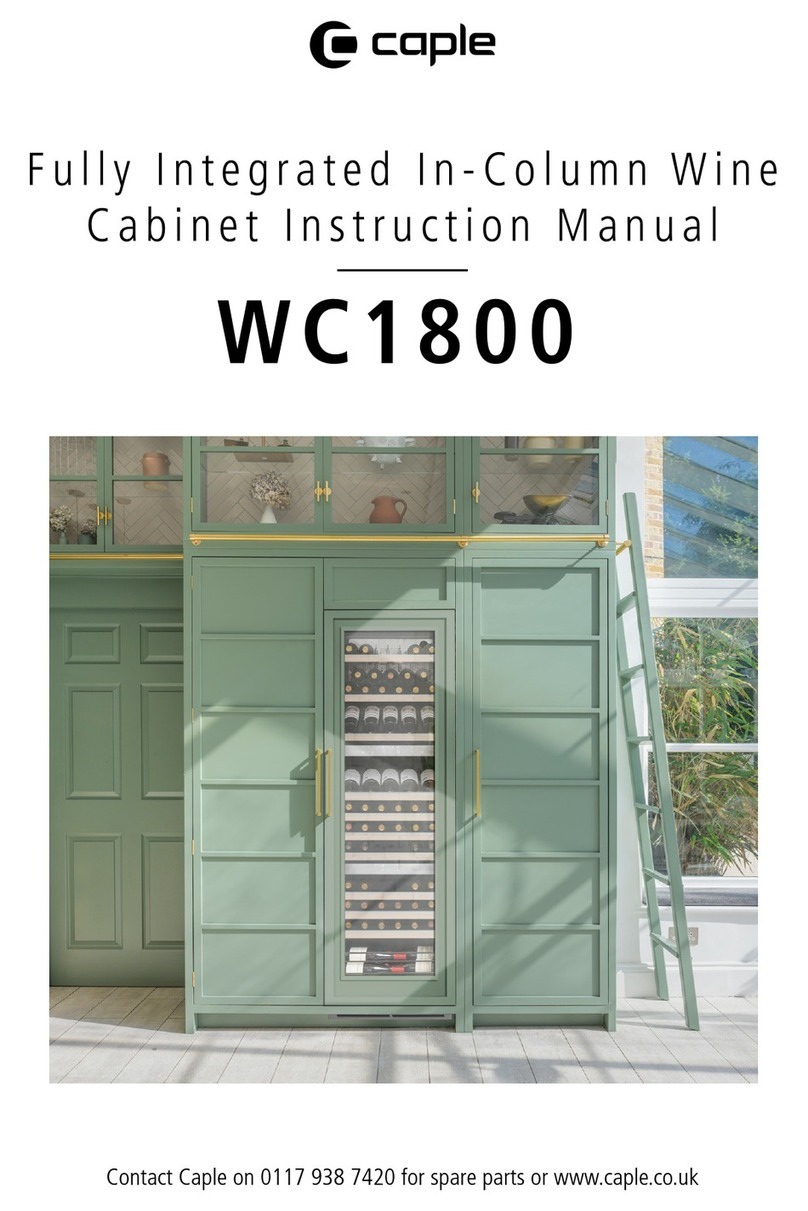 Caple WC1800 instruction manual