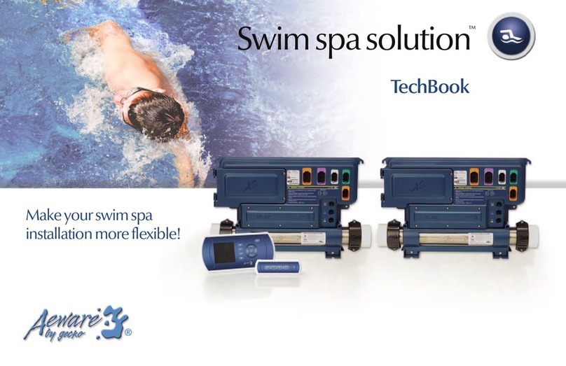 Gecko Aeware Swim spa solution Tech book