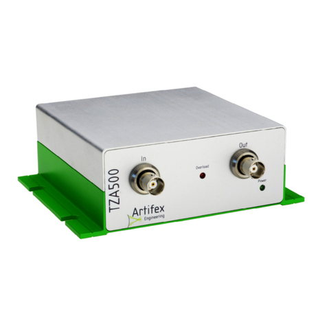 Artifex TZA500 Series operating instructions