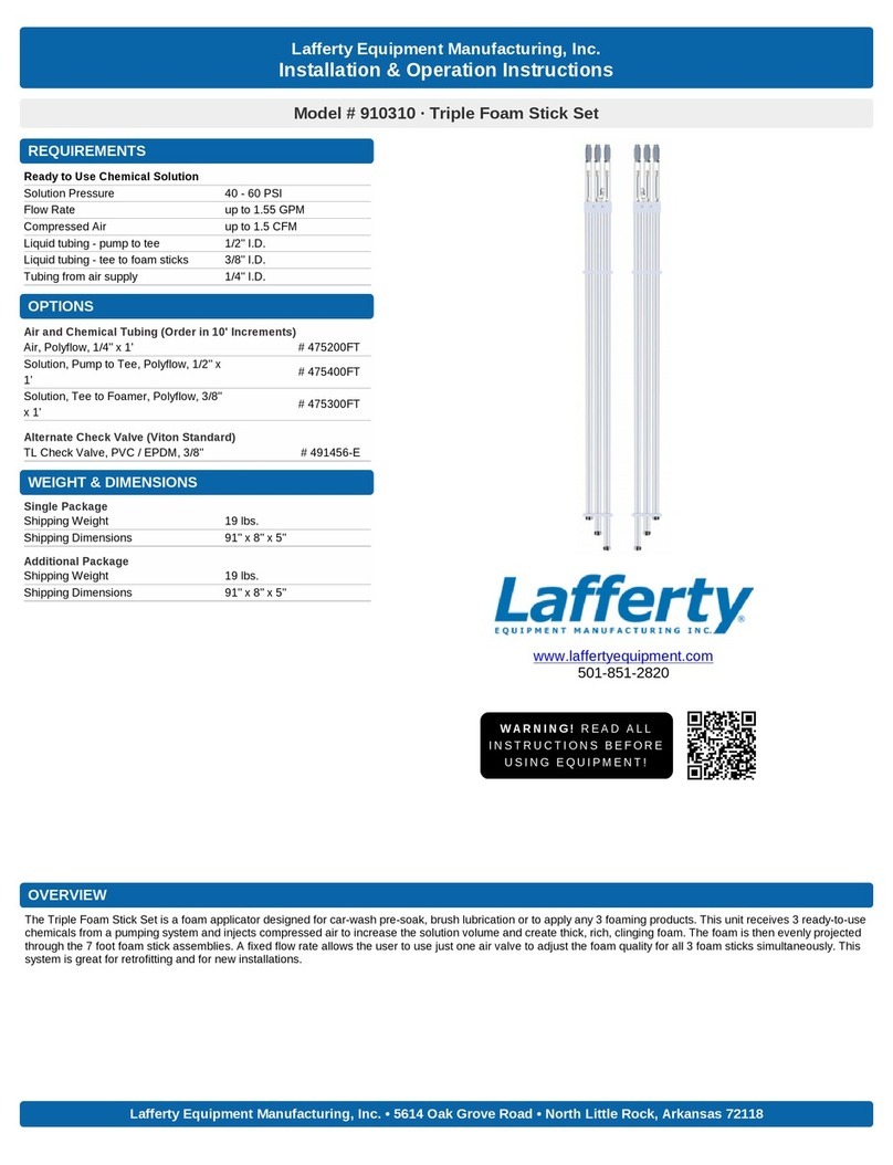 Lafferty 910310 Installation & operation instructions Lafferty 910310 Installation & operation instructions