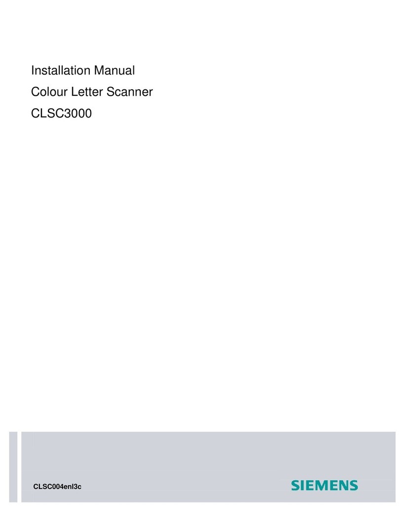 Siemens CLSC3000 User manual