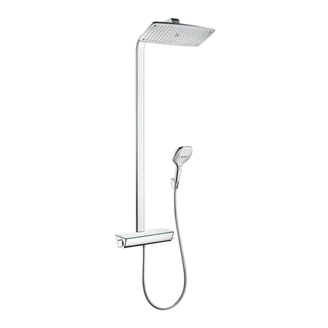 Hans Grohe Raindance Select Showerpipe 27112000 Manual